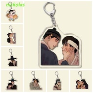 NICKOLAS Korean BL Manga Keychain, Korean Manga Cartoon Figure Painter of The Night Keychain, Korean