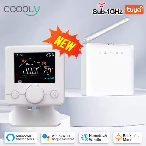 Tuya Smart Home Wifi Heating Thermostat Wireless For Gas Boiler Wifi Thermostat Digital Temperature 
