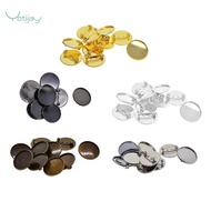 [szlztmy1] SiaBiced 1 Pieces Round DIY Brooch Base Brooch Clasps Pin Disk Base Pad Bezel Blank 25mm