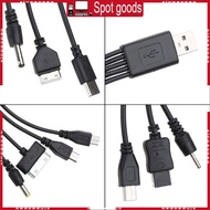 XI Universal USB To Multi Plug Cellphone Charger Cable 10 in 1 USB Cable For Smartphone Charger Cabl