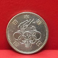 日本1964年東京奧運會100円紀念幣一枚