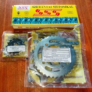 ( LAGENDA115 / SRL115 / SRL115 FI ) SSS 428 SPROCKET SET 14T(35T-41T)