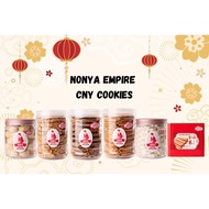 Nonya Empire Limited Edition Handmade CNY Cookies Kueh Kapit/Kueh Bangkit/Love Letter/Almond Cookies