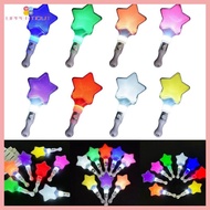 uppertiout Pack of 5 Colorful Flashing Wands Vibrant LED Glow Sticks Colorful Flashing Wands LED Glo