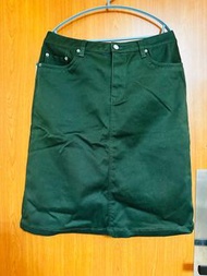 mont-bell  montbell Core Spun Skirt DARK GREEN 墨綠色 短裙