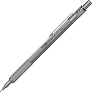 Scrikss Office Graph-X Satin Grey Titanium Plated Mechanical Pencil with 0.7mm Lead of Grade 2B, Min