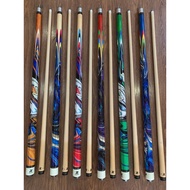 Adam LIP BIDA Cues with IMPORTED COLOR SMOOTH SLEEVES