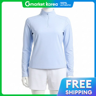 G/FORE | เสอกนแดด GFORE SUN SHIELD SILKY TECH NYLON QUARTER ZIP 1ST LAYER G4LS23K868-SKY รนผหญง