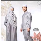 NunHa Jubah Grey Size XL