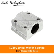 SC8UU Linear Motion Ball Bearing Slide Bushing / Bearing