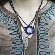 Alteclipse evil eye necklace pendant grunge