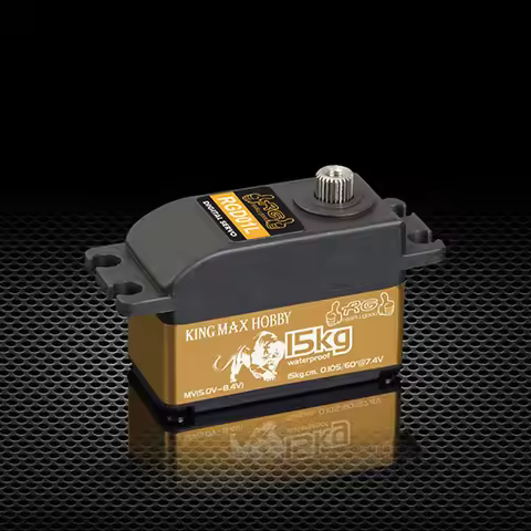 Kingmax RGD01L 52g 15kg.cm DC 7.4V 0.10sec Full Waterproof Digital Metal Gears Low Profile Servo for