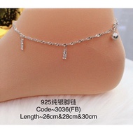 925纯银脚链(Anklet silver 925)Rantai kaki perak 925
