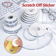 【SG】1000Pcs DIY Scratch Off Sticker Silver Adhesive Scratch Off Labels Self Adhesive Coated Stickers