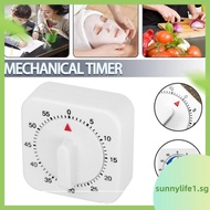 【SUNYLF】1 Hour 60 Mins Mechanical Kitchen Cooking Timer Game Alarm Count Down Timer Tool-sunnylife1.