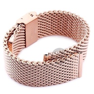 2024 High quality۩◘✔ 蔡-电子1 Seiko No. 5 stainless steel braided steel belt Milan thick mesh belt business machinery men's and women's watch belt accessories 1820mm