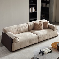 Italian Minimalist Light Luxury Sofa Living Room Modern High-end Italian baxter Wabi-sabi Style Floo