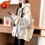jacket woman winter jacket woman autumn jacket woman 2025 Winter Hooded Jacket With Fleece Lining - 