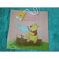 [Daiso] Winnie the Pooh Paper bag gift bag 33 x 33 x 12 cm