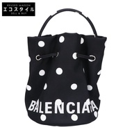 Balenciaga [成色極佳] 619458 WHEEL 抽繩水桶包 XS Dot 2WAY [二手]