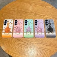 Pearl Maiden Pendant Jelly Texture Translucent Frosted Case For Samsung S23 S24 S25 FE M05 M07 M14 M