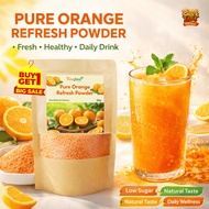 Orange Drink Powder Pure | Vitamin C Refresh Drink Healthy Detox Drink Hydration Daily Wellness Beve