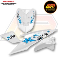 MATA BEAT CARBON STRIPING OLD ARAI CLEAR TRANSPARENT EYES