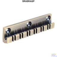 BRABRAA 12 String Guitar Bridge, Bronze Color Metal Electric Guitar Bridge, Durable Guitar Bridge Ki