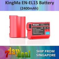 KingMa EN-EL15 2400mAh Battery (For Nikon Z5, Z6, Z7, Z6II, Z7II)