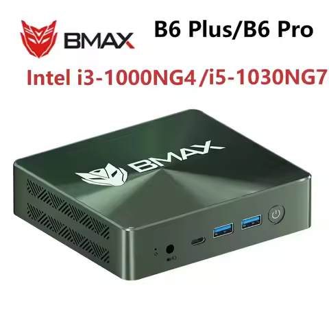 BMAX B6 Plus Intel i3-1000NG4 B6 Pro Intel i5-1030NG7 Mini PC Windows 11 DDR4 12GB/16GB 512GB Nvme S
