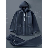 baju hujan motor waterproof baju hujan motor Single Thickened Motorcycle Takeaway Rider Raincoat Ele