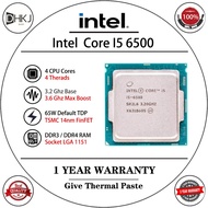 USED Intel Core i5 6500 3.2GHz Quad-Core Quad-Thread 65W LGA 1151 cpu processor