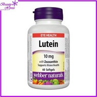 Webber Naturals - 護眼葉黃素精華 (10 毫克) 60 粒膠囊 [平行進口] 藍光 返工 眼睛健康 手機電腦 此日期前最佳:2028年04月30日