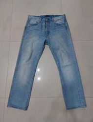 Levi's Made &amp; Crafted LMC 501 大E 藍耳布邊 前衛工藝 水洗 貓鬚 丹寧 牛仔褲