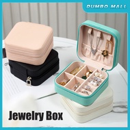 Jewelry Box Mini Portable Travel Jewellery Storage Box Necklace Ring Earring Organizer Display Case 