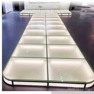 Singinginging Platform Tempered Glass Walking Display Wedding Stage Stage t Car Piano Platform Show 