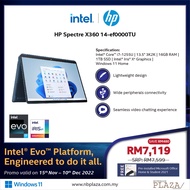 HP Spectre x360 14-ef0000TU 13.5" 3K2K OLED Touch 2-in-1 Laptop Blue