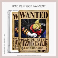 One Piece sanji case iPad 10.2 gen7/8/9 mini6 air1/2/3/4/5 gen 5/6 case iPad 10.9 gen10 2022 pro11 1