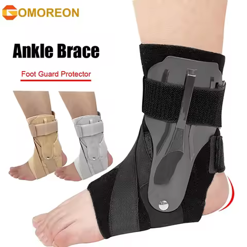 Ankle Brace for Sprained Ankle, Ankle Support with Side Stabilizers for Men Women, Ankle Splint Stab