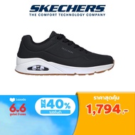 Skechers สเก็ตเชอร์ส รองเท้าผู้ชาย Men SKECHERS Street Uno Shoes - 52458-BLK Air-Cooled Memory Foam
