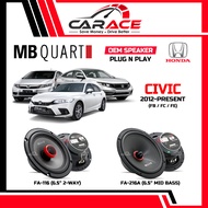 MB QUART Speaker Civic FE FC FB FD Plug and Play Speaker PNP 6 inch Speaker HONDA Civic 2022 OEM Car