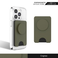 PopSockets PopWallet+ for MagSafe | New Essentials | The Premium Phone Grip and Phone Wallet | MagSa