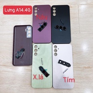 Samsung a14 4g back cover, set cover, frame, back cover, samsung a145 plastic back with outer camera