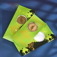 2025 Muslim Gold Coin Green Envelope Muslimah Ramadan Gift Doorgift SELAMAT HARI RAYA AIDILFITRI