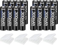 Tenbery Rechargeable Batteries AAA 300mAh 1.2v,16 Pack Ni-MH AAA Rechargeable Battery,1200 Cycle Tri