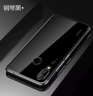 Case Huawei Nova 3i เคสหัวเว่ย โนว่า3ไอ huawei nova3i เคสนิ่ม TPU เคสใสขอบสี สินค้ามาใหม่ สีดำ สีแดง สีนำเงิน