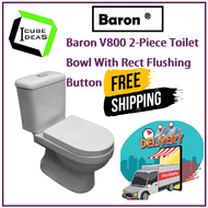 Baron V800 2-Piece WC TOILET BOWL | EXPRESS FREE DELIVERY
