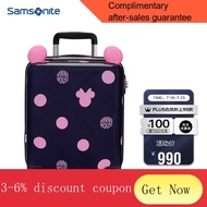 YQ44 Samsonite/Samsonite Trolley Case Disney Cartoon Password Suitcase Student Luggage Suitcase Boarding Bag Disney Coop