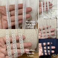 Elastic lace trim 1cm 1.1cm 1.2cm many designs