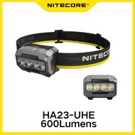 NITECORE HA23 UHE Camping Headlamp 600Lumens 3 Color Temperatures Include 3*AAA Battery Lightweight 